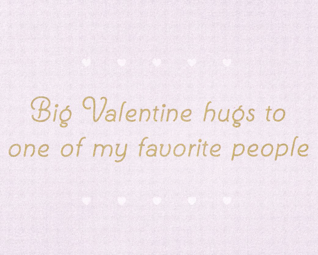 Valentine Hugs Valentine's Day Greeting Card Image 3