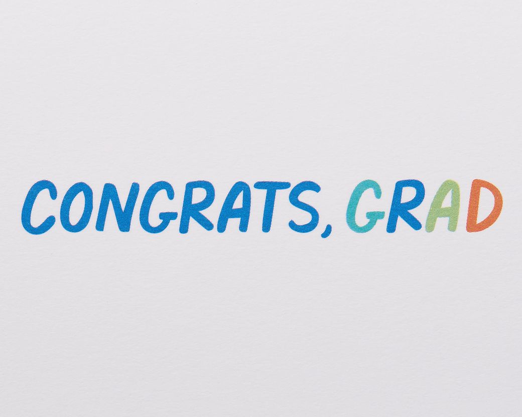 Congrats, Grad Graduation Greeting Card Image 3