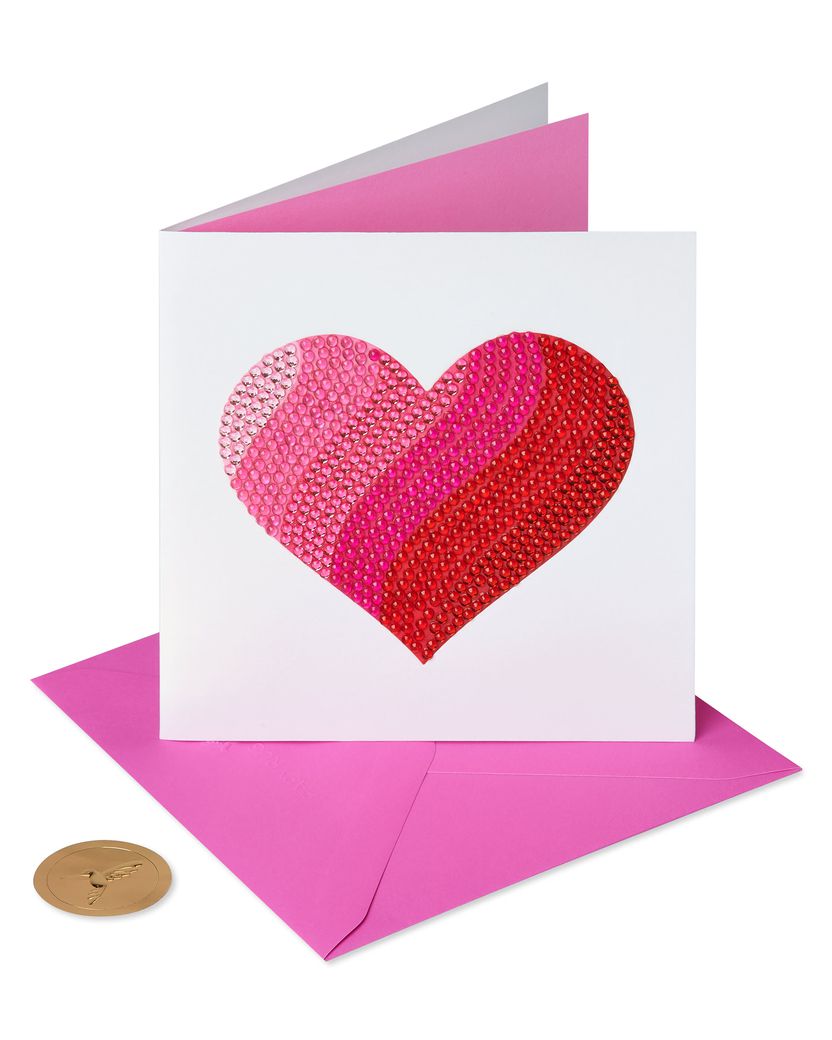 Gemmed Heart Valentine's Day Greeting CardImage 3