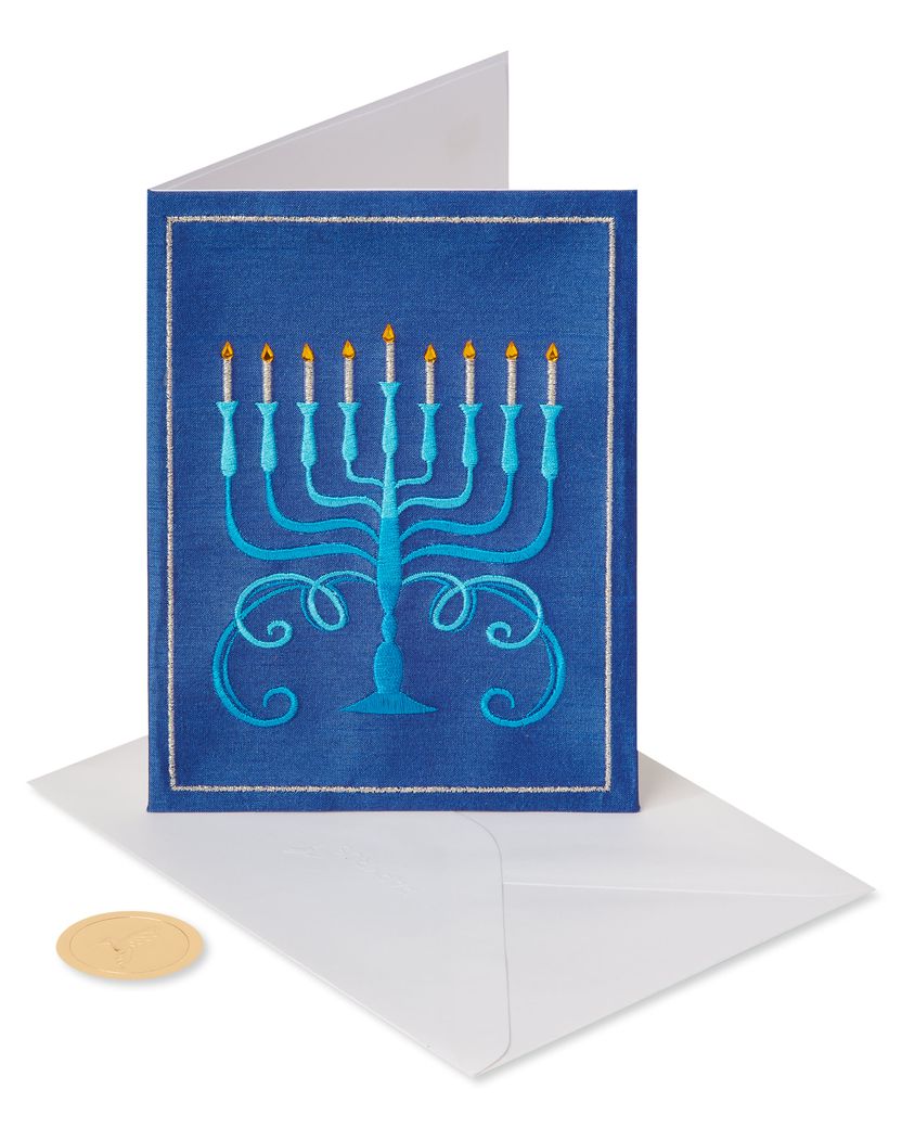 Warmth, Joy and Tradition Chanukah Greeting Card Image 4