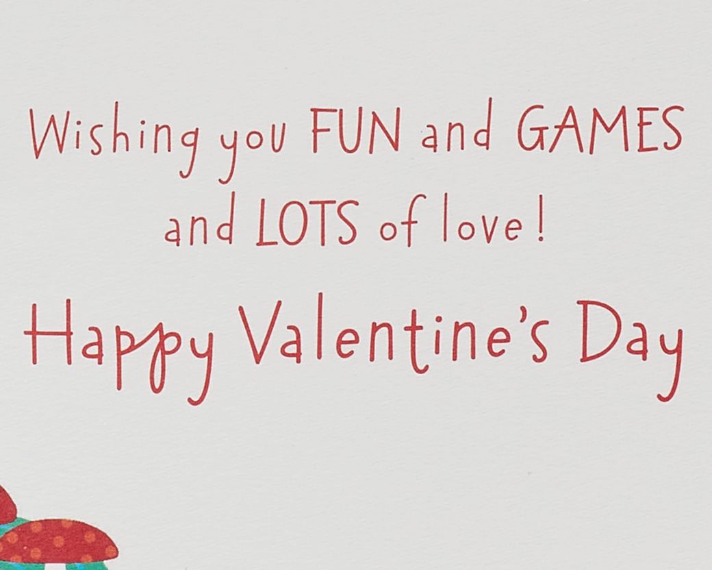 Fun and Games Valentine's Day Greeting Card for Kids Image 3