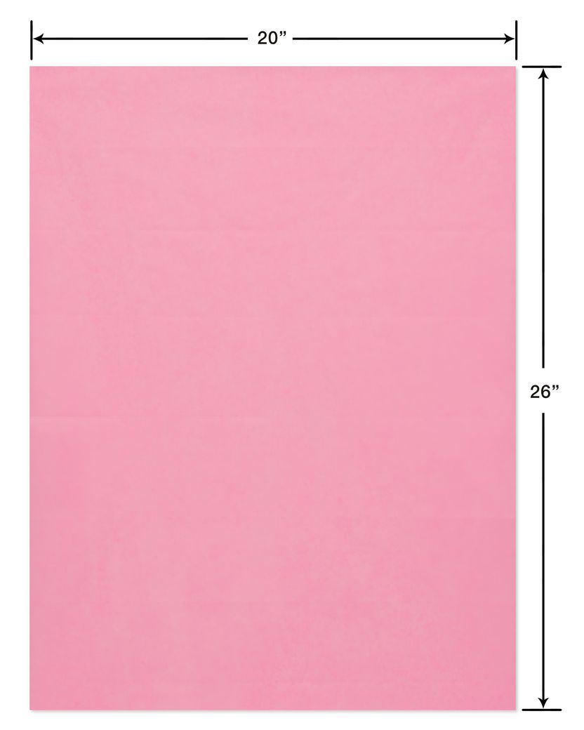 Sparkle Pink Tissue Paper, 8-Sheets - Papyrus