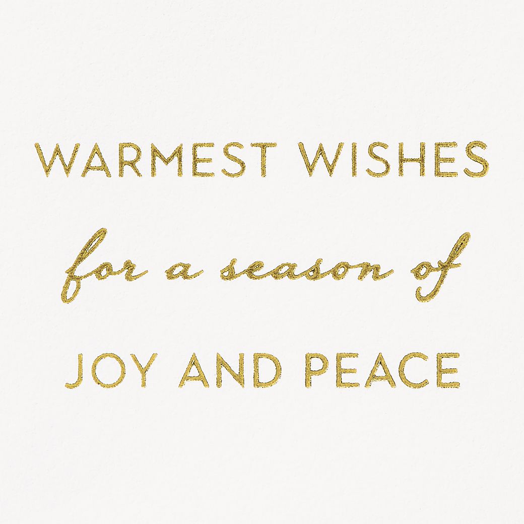 Joy and Peace Christmas Greeting Card Image 4