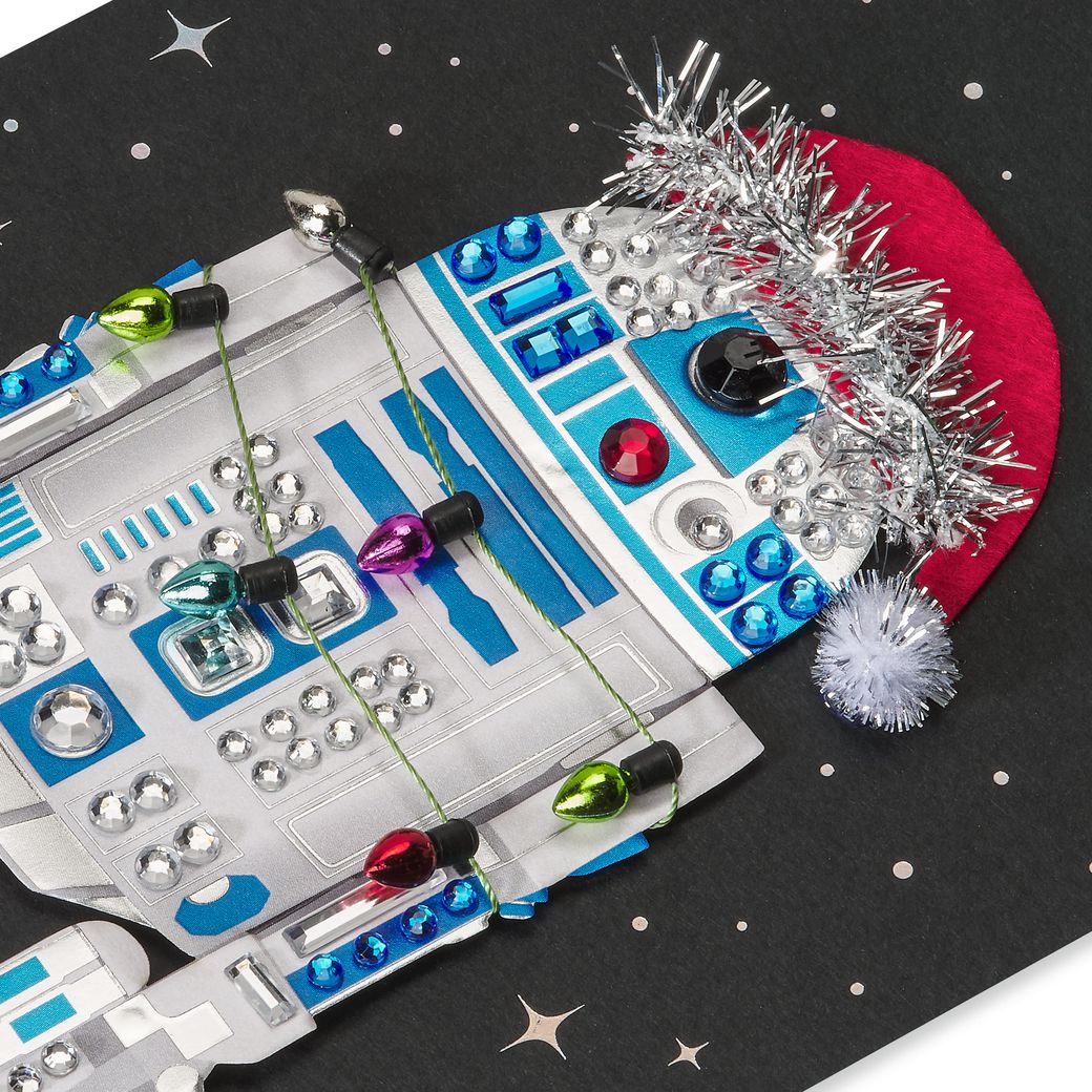 Merry Force Be with You Star Wars Christmas Greeting Card Image 5