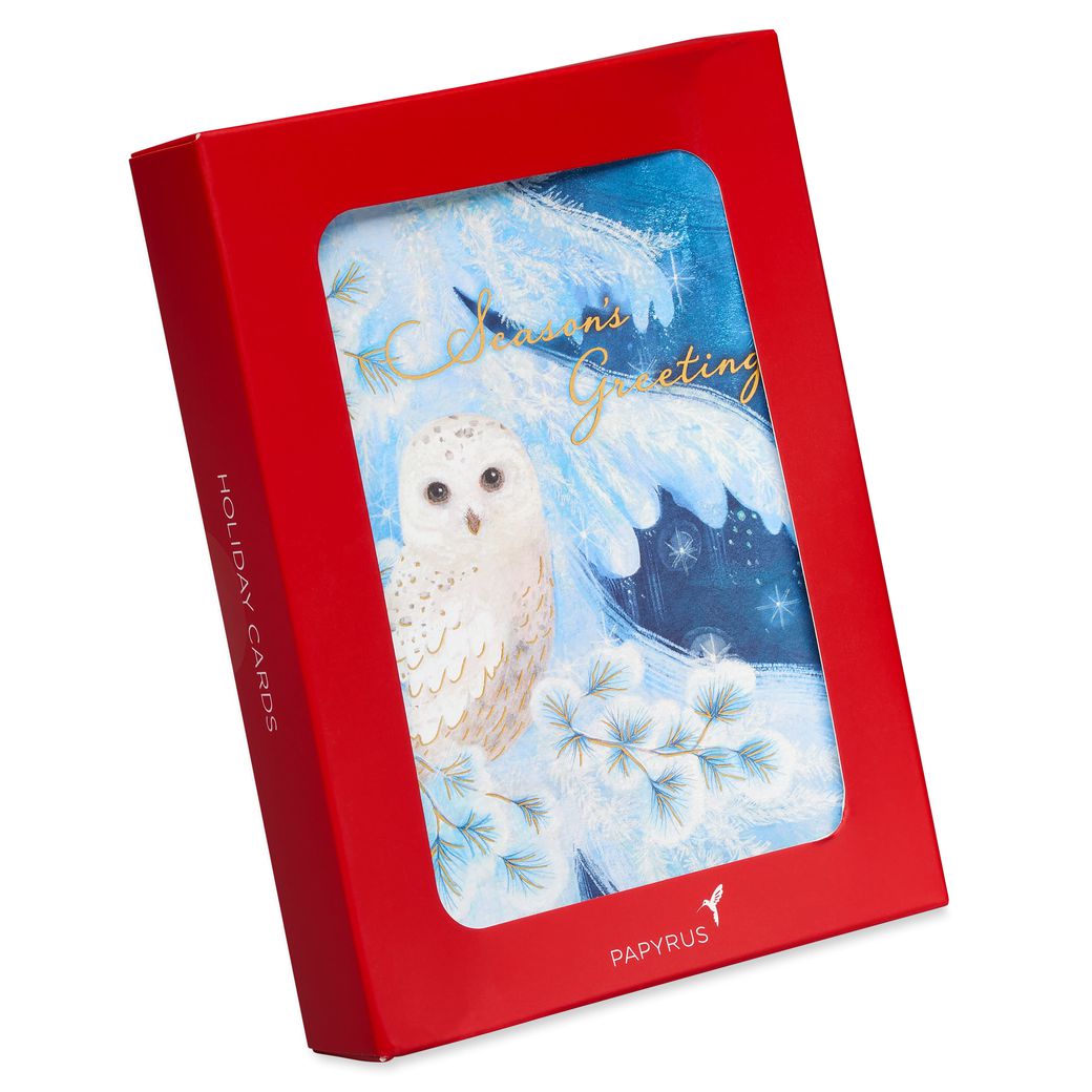 Snowy Owl Holiday Boxed Cards, 14-Count Image 7