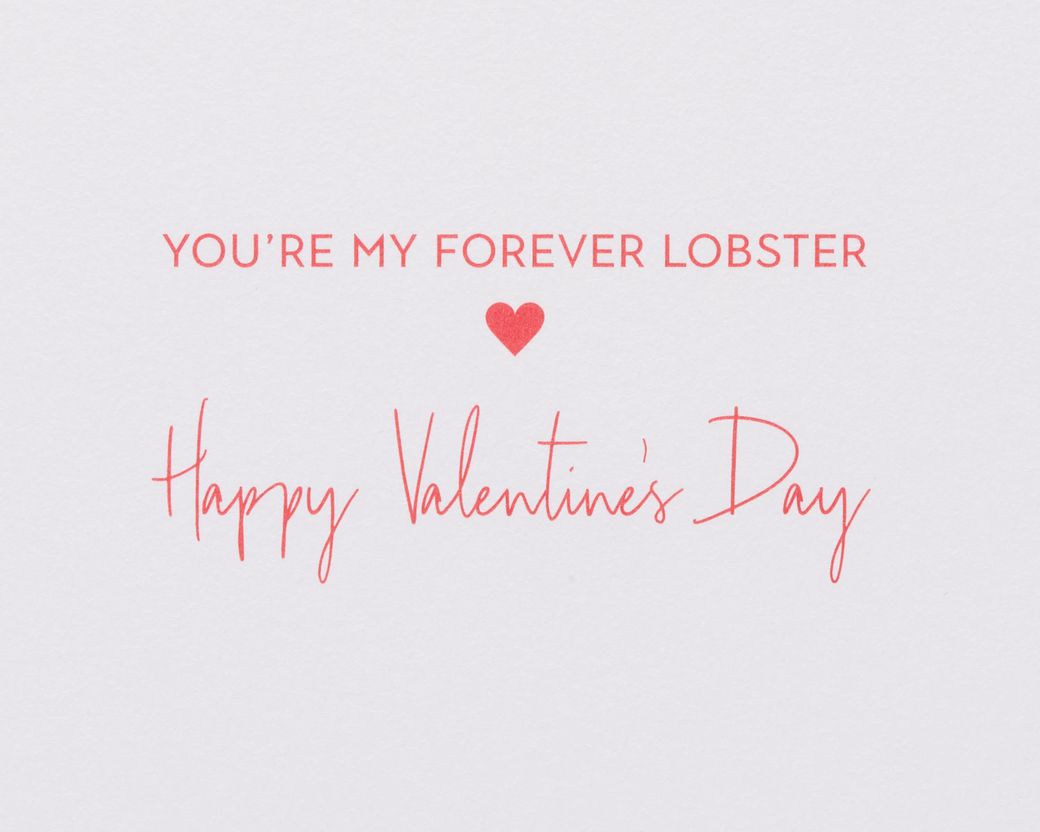 You Are My Lobster Valentine’s Day Greeting Card Image 3