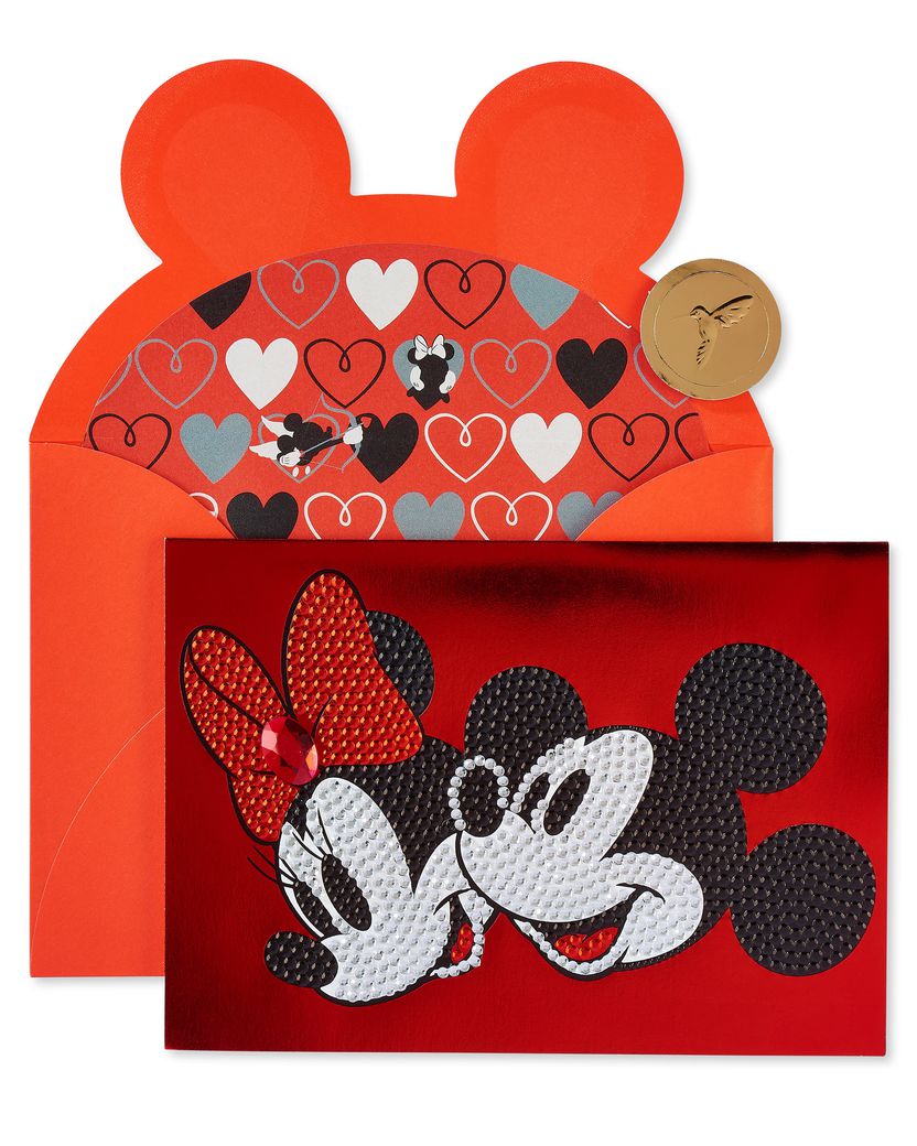 minnie mouse blank invitations red