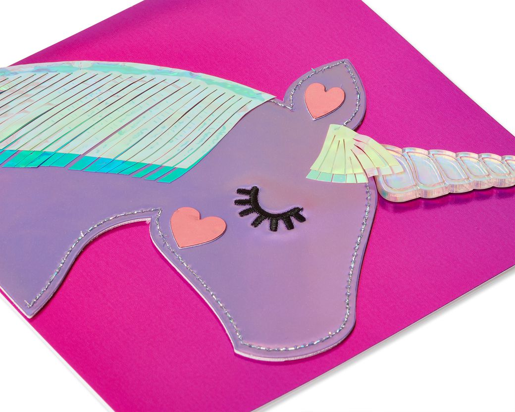 Magical Unicorn Valentine's Day Greeting Card Image 5