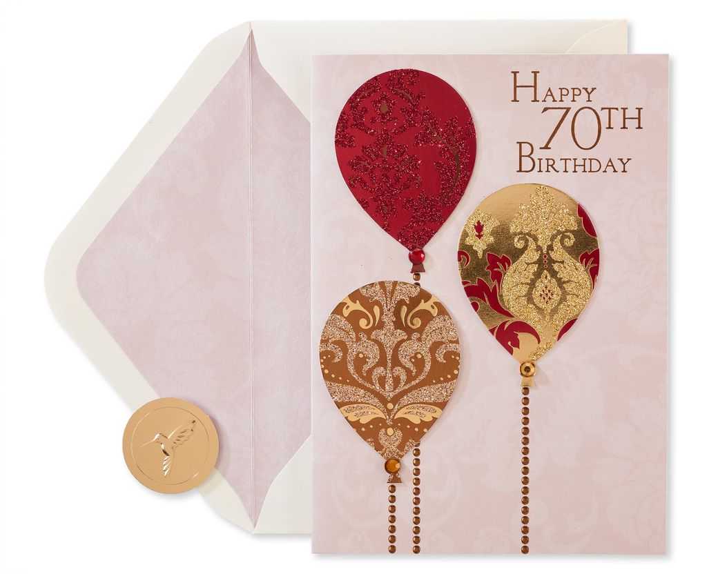 70th Birthday Cards