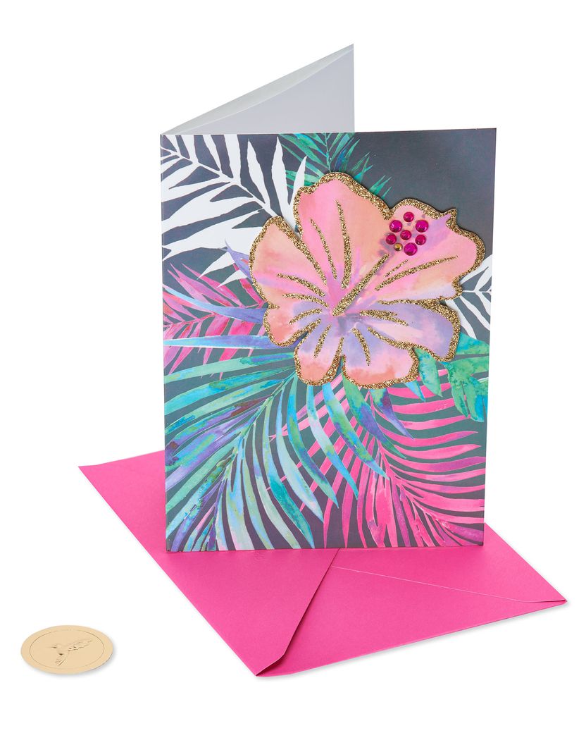 Tropical Birthday Greeting Card Image 4