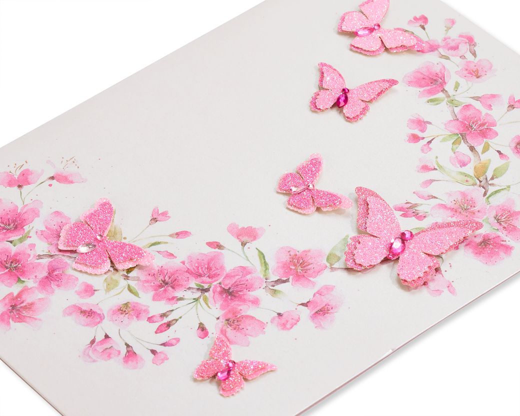 Cirkle white and pink | Greeting Card