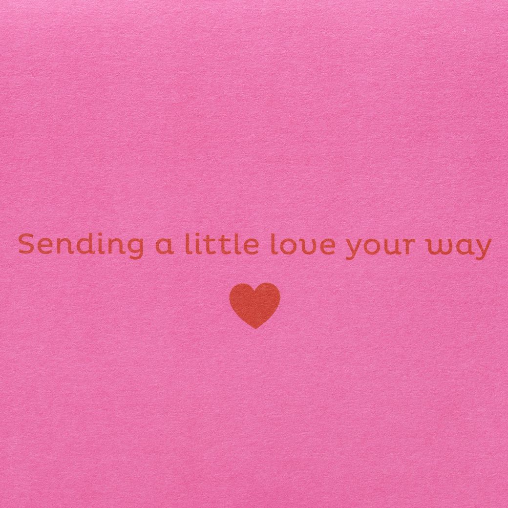 Sending A Little Love Valentine's Day Greeting Card Image 3