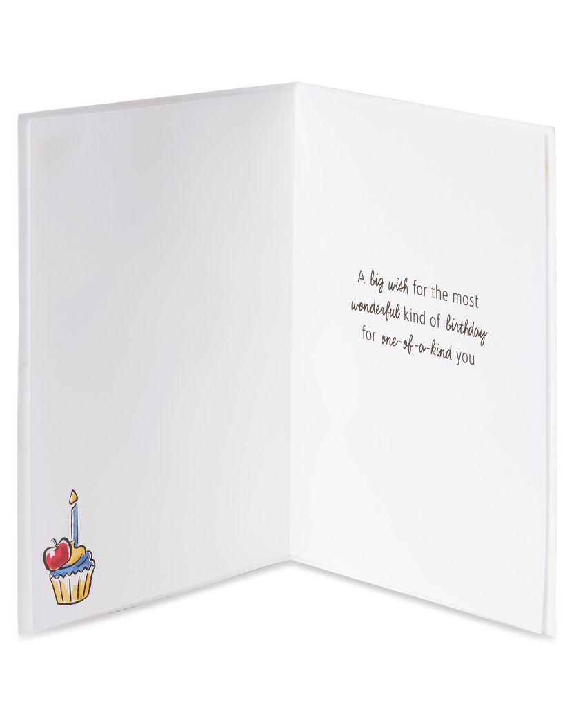 Snow White With Cupcake Birthday Greeting Card - Papyrus