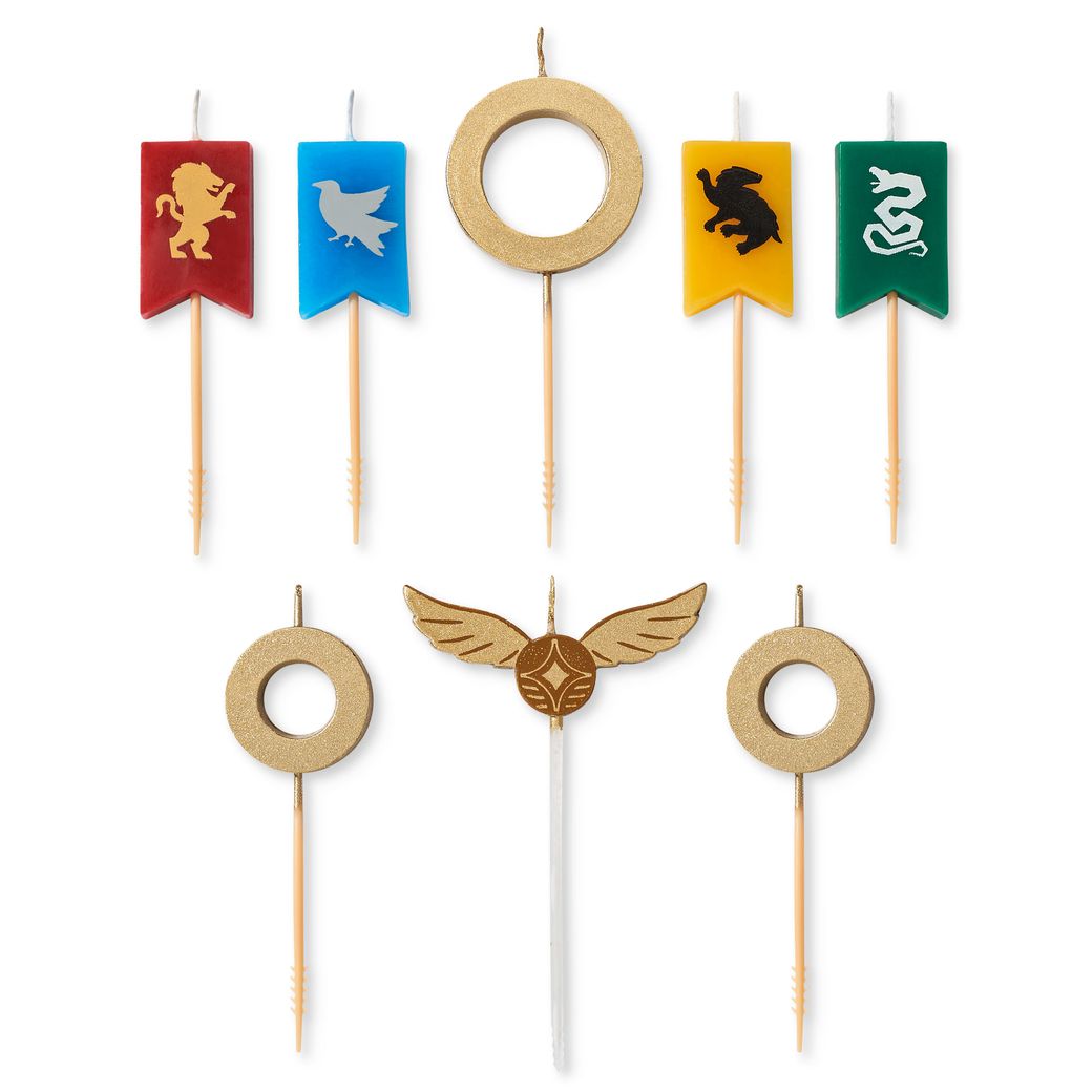 Harry Potter Quidditch Cake Topper Birthday Candles, 8-Count - Papyrus