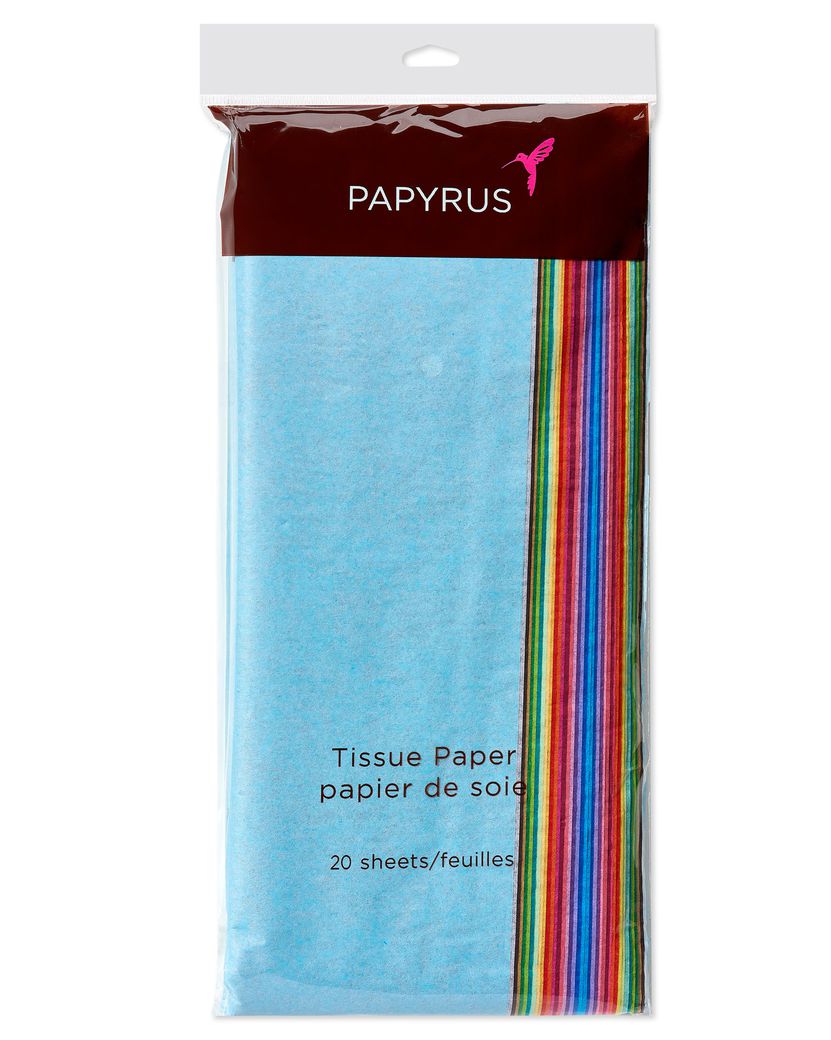  Papyrus Primary Color 24 Sheet Tissue Paper (Value Pack) for  Gifts, Decorations, Crafts, DIY and More : Health & Household