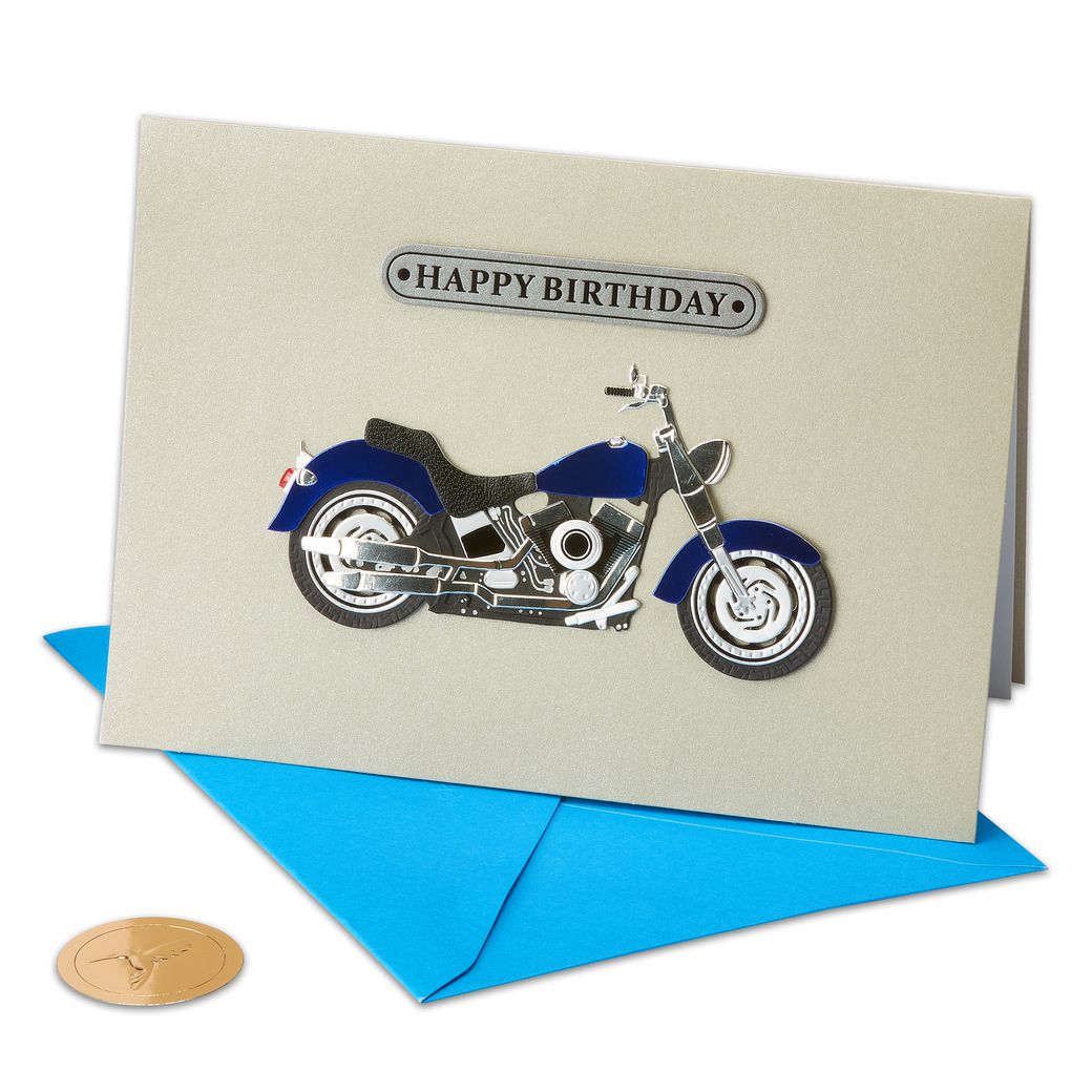 Motorcycle Personalized Stationery and Notecards