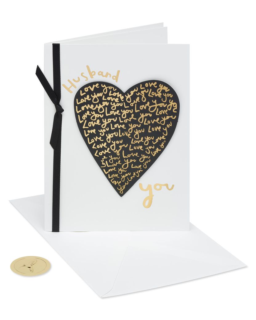 Heart Valentine’s Day Greeting Card for Husband Image 4