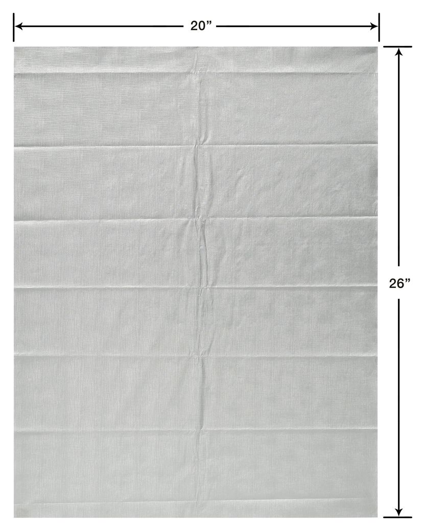 Silver Tissue Paper, 4-Sheets Image 3