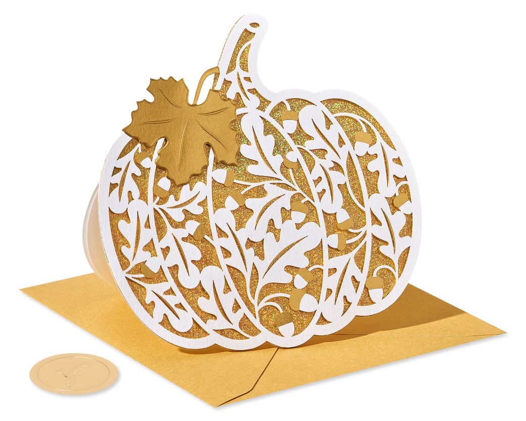 Pumpkin Thanksgiving Greeting Card Image 3