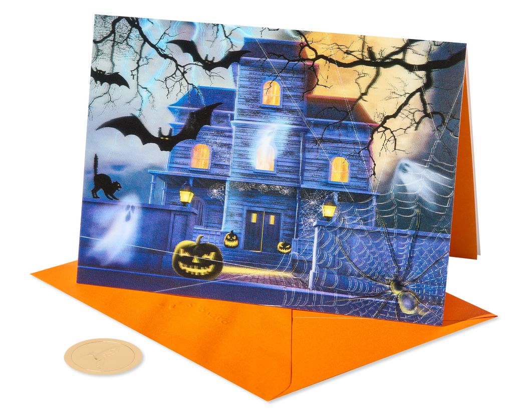 Haunted House Halloween Greeting Card Image 5