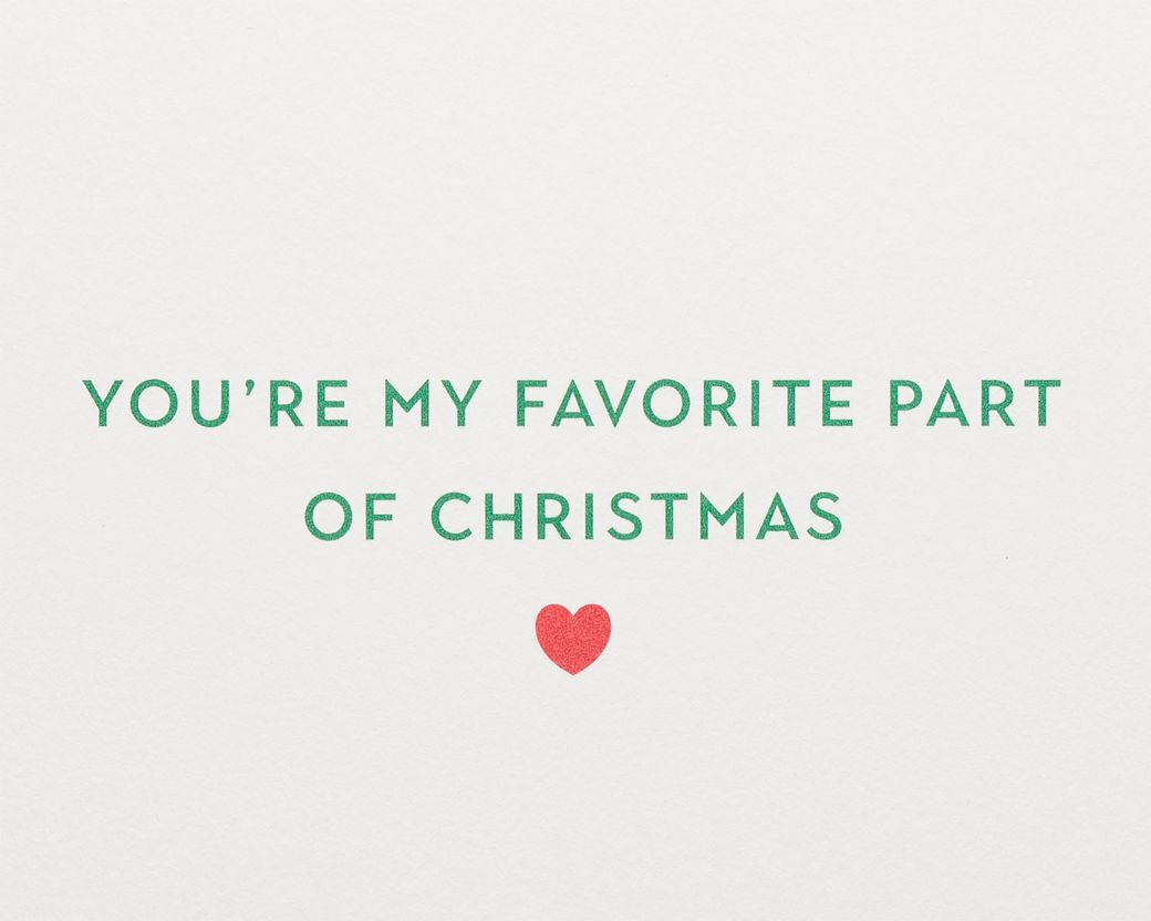 Favorite Part of Christmas Greeting Card 4