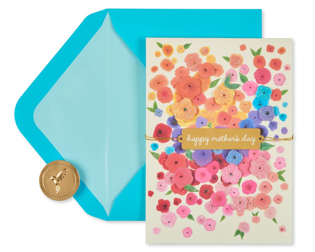 Flower Cascade Mother's Day Card