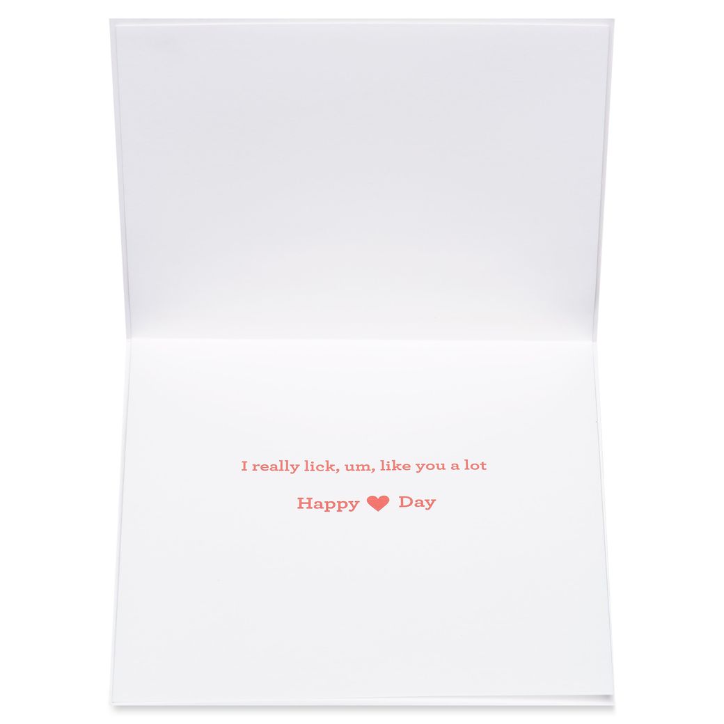 Kiss Kiss Funny Valentine's Day Greeting Card Image 3