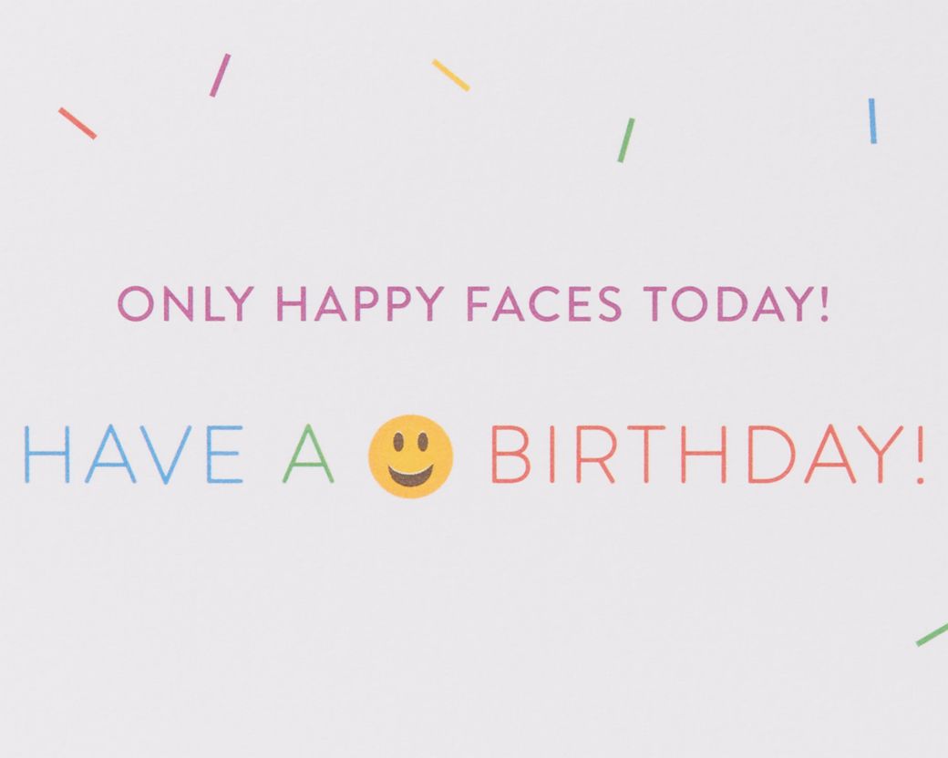 Emoji Cake Pops Birthday Greeting Card Image 4