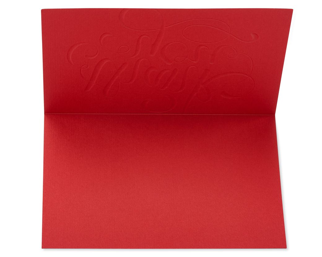 Red and Gold Thank You Holiday Boxed Cards, 12-Count Image 2