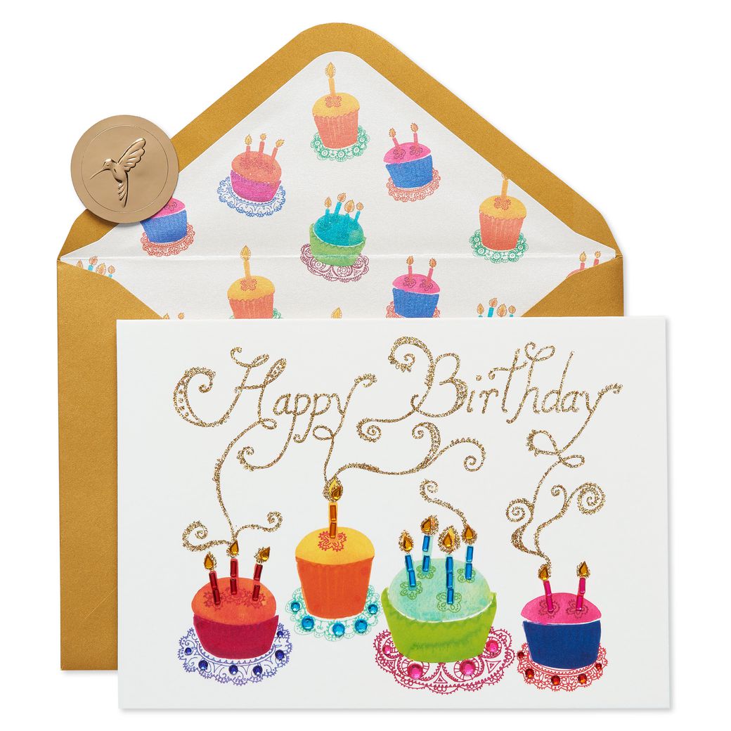 Papyrus Birthday Card (GEM Cupcake)