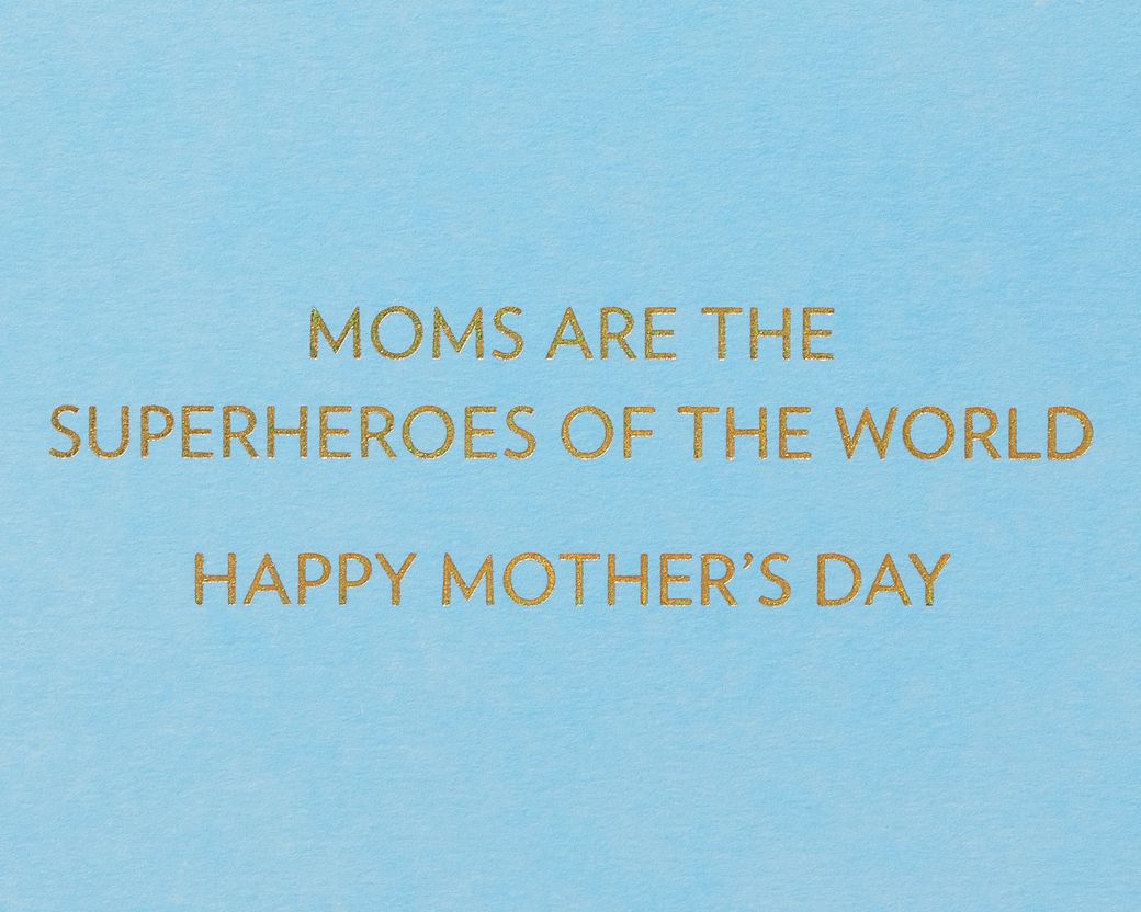 Superheroes of The World Funny Mother's Day Greeting CardImage 4