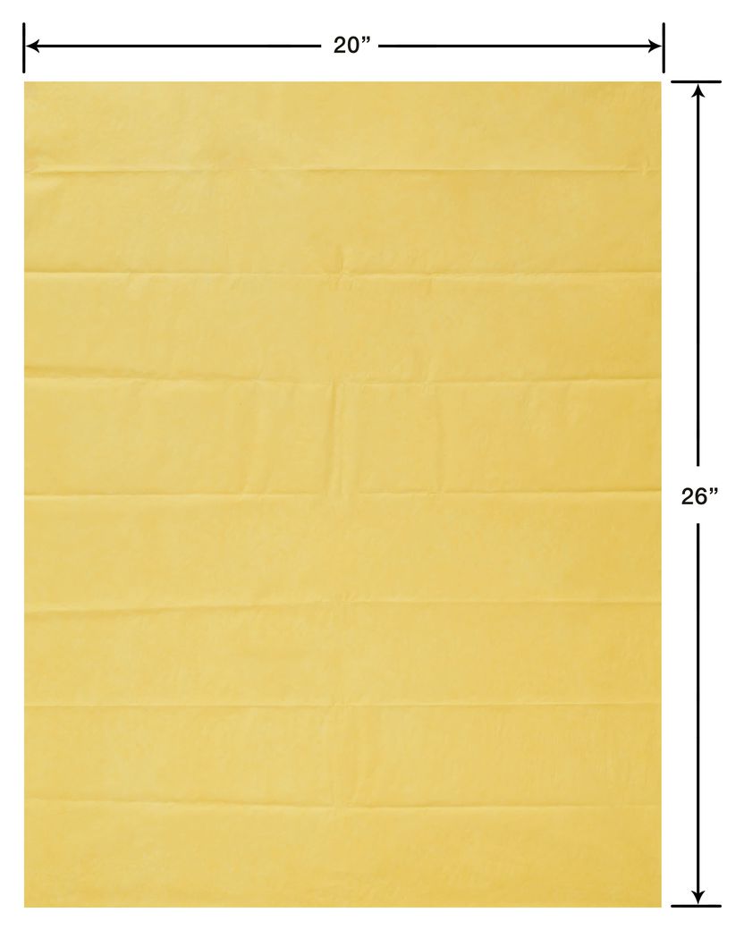 Buttercup Yellow Tissue Paper, 8-Sheets Image 3