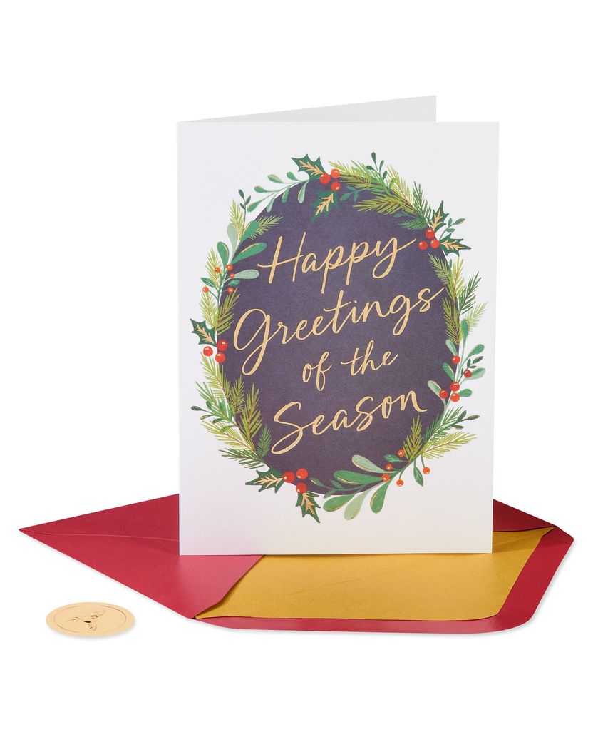 Joy to You Wreath Holiday Boxed Cards, 20-Count Image 5