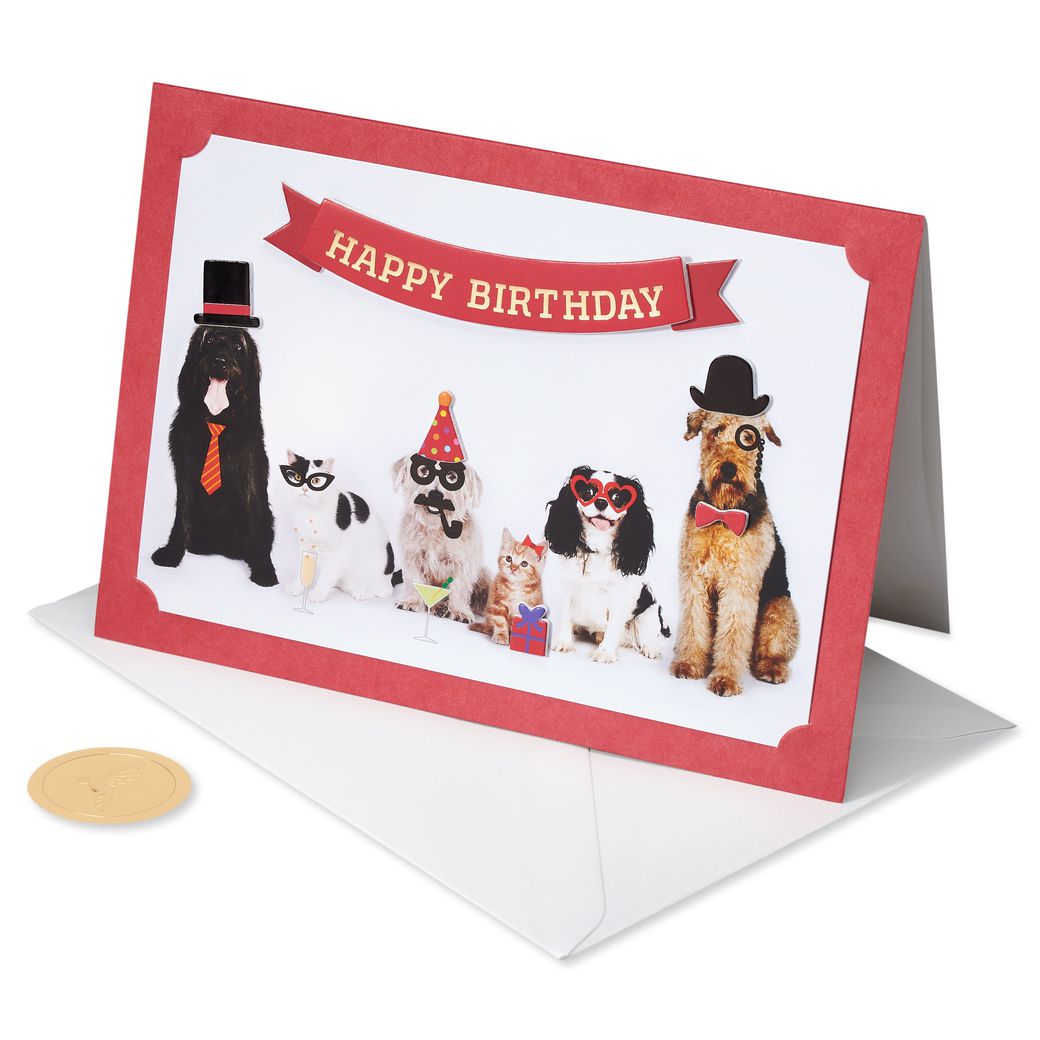 Smile You're Awesome Dog Birthday Greeting Card Image 4