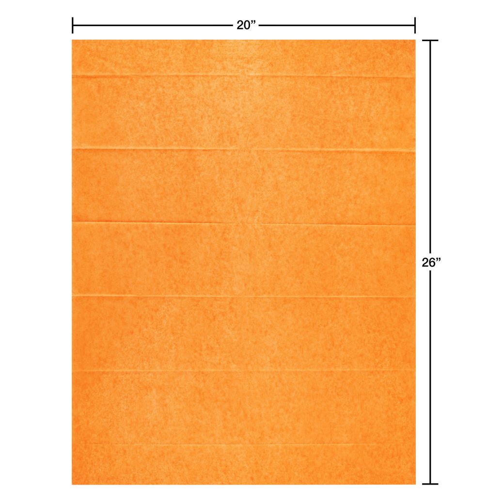 Navy and Orange Tissue Paper, 8-Sheets Image 4