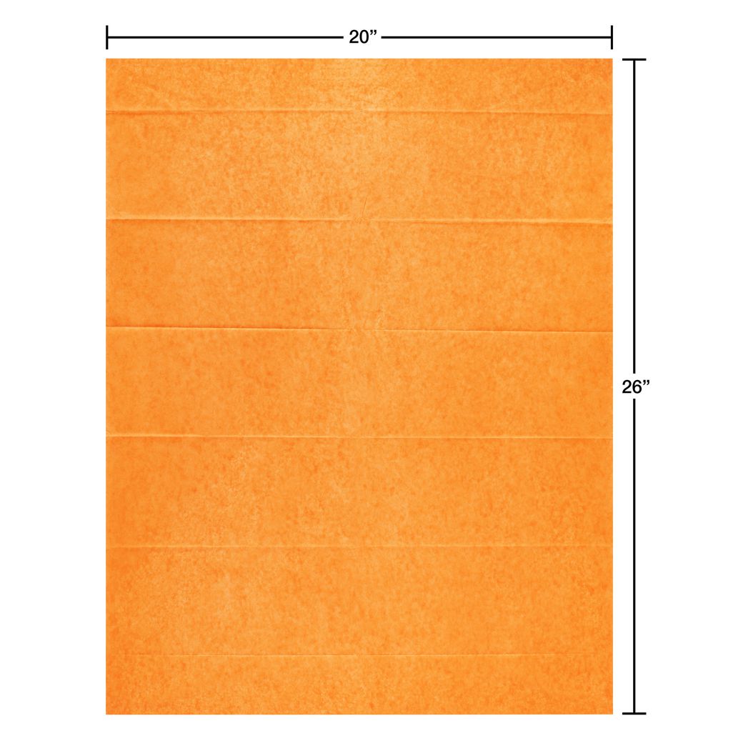 Navy and Orange Tissue Paper, 8-Sheets – Papyrus