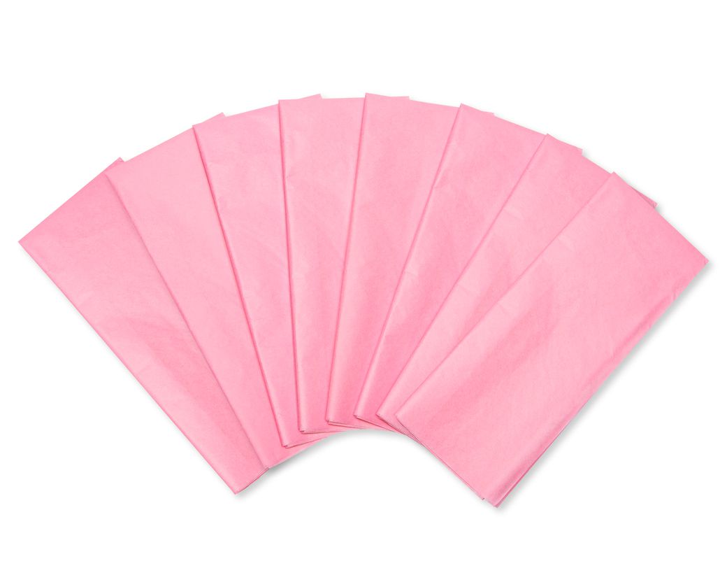 Light Pink Tissue Paper, 8-Sheets - Papyrus