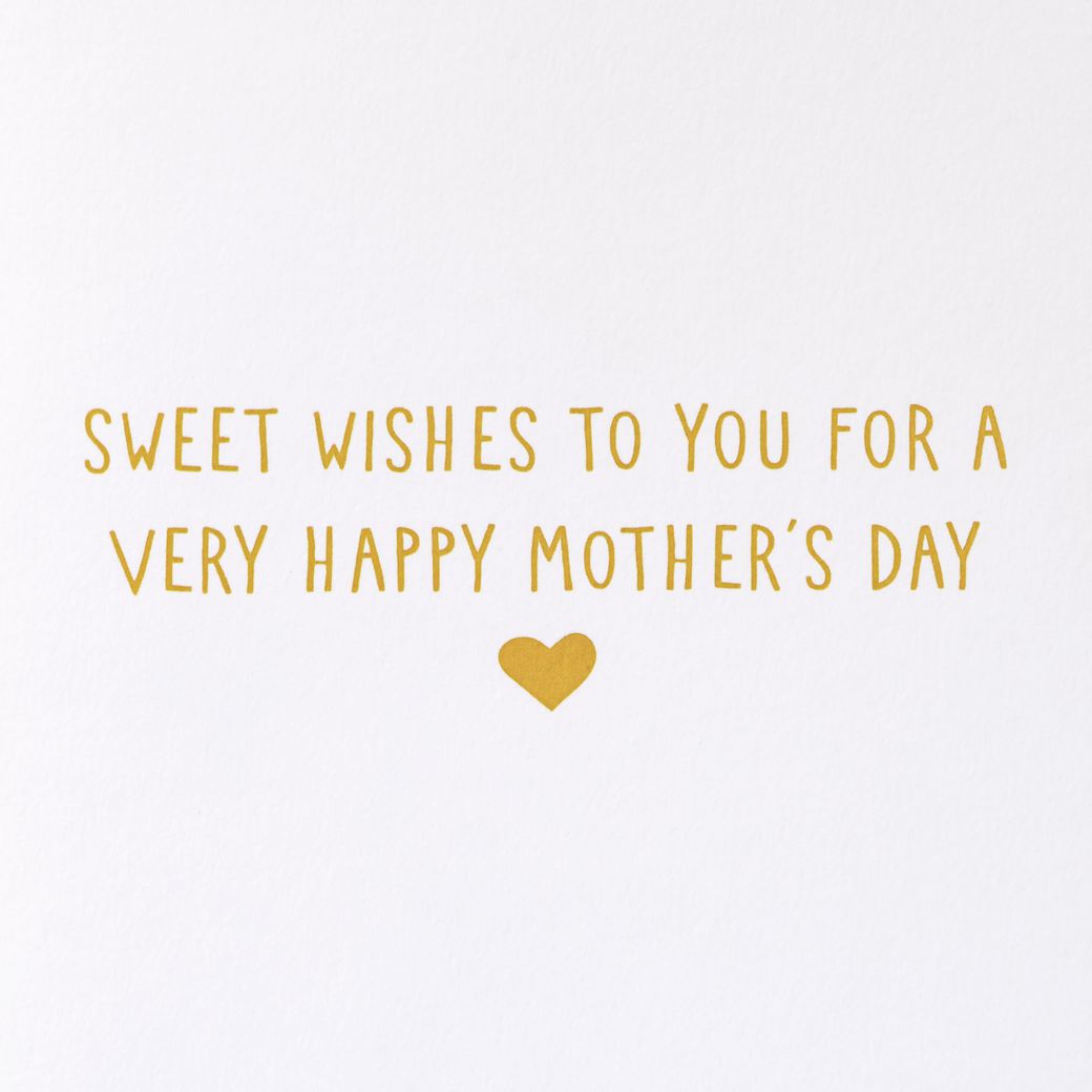Sweet Wishes to You Mother's Day Greeting Card Image 3
