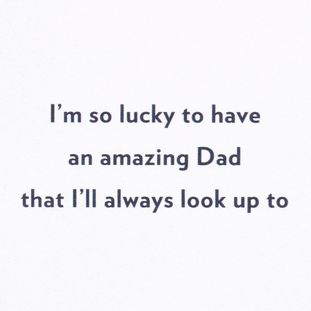 I'm So Lucky Dog Father's Day Greeting Card for Dad Image 3