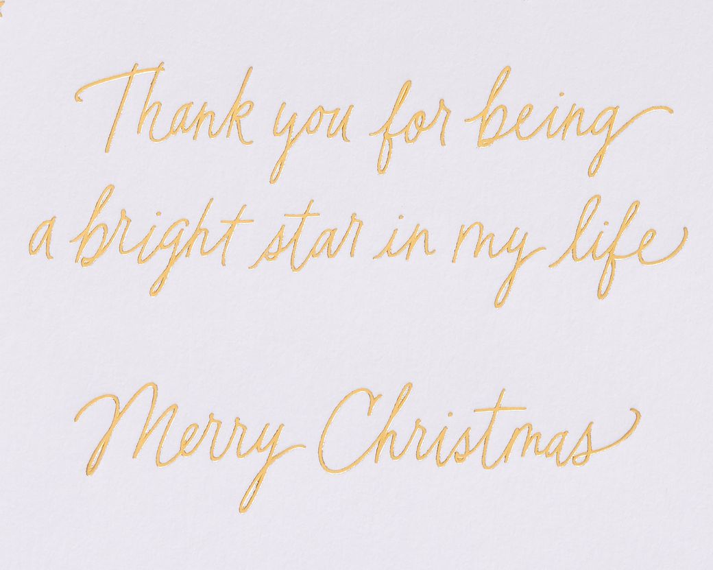 You Make the Holidays Sparkle ChristmasGreeting Card for Mom Image 4