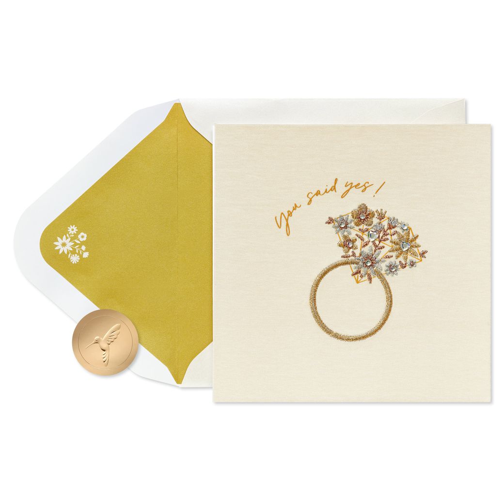 So Excited for You! Engagement Greeting Card Image 1