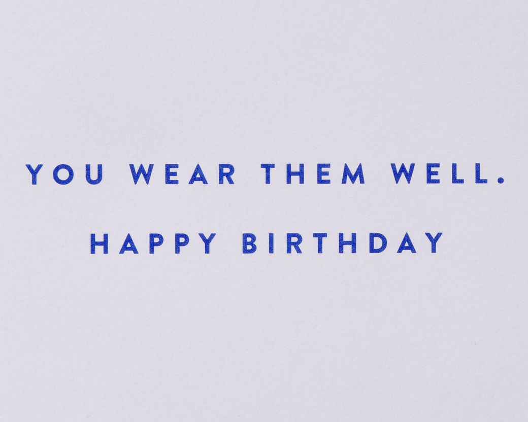 Wear Them Well Birthday Greeting CardImage 4