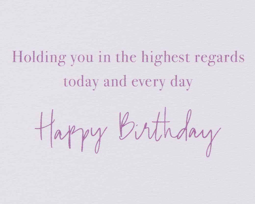 The Highest Regards Birthday Cupcake Greeting CardImage 4