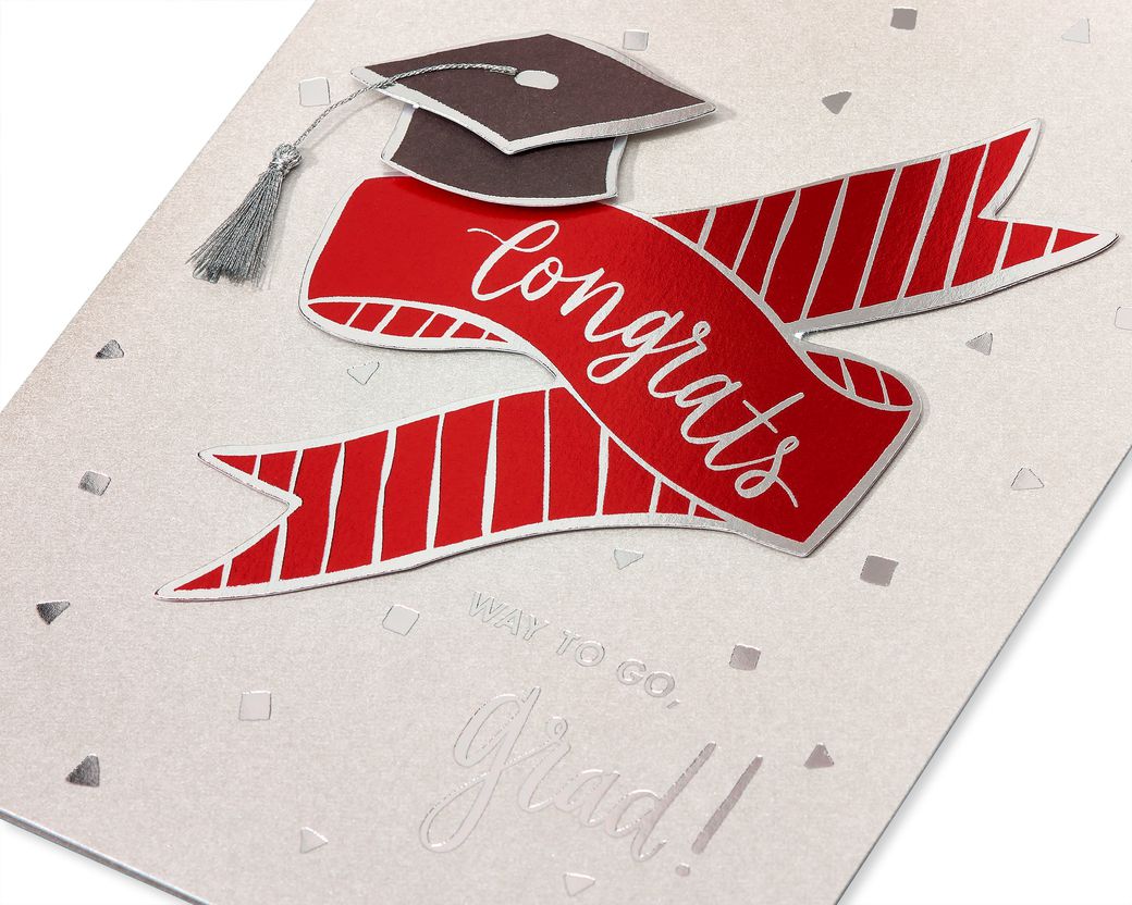 Graduation cap with diploma Paper Napkin