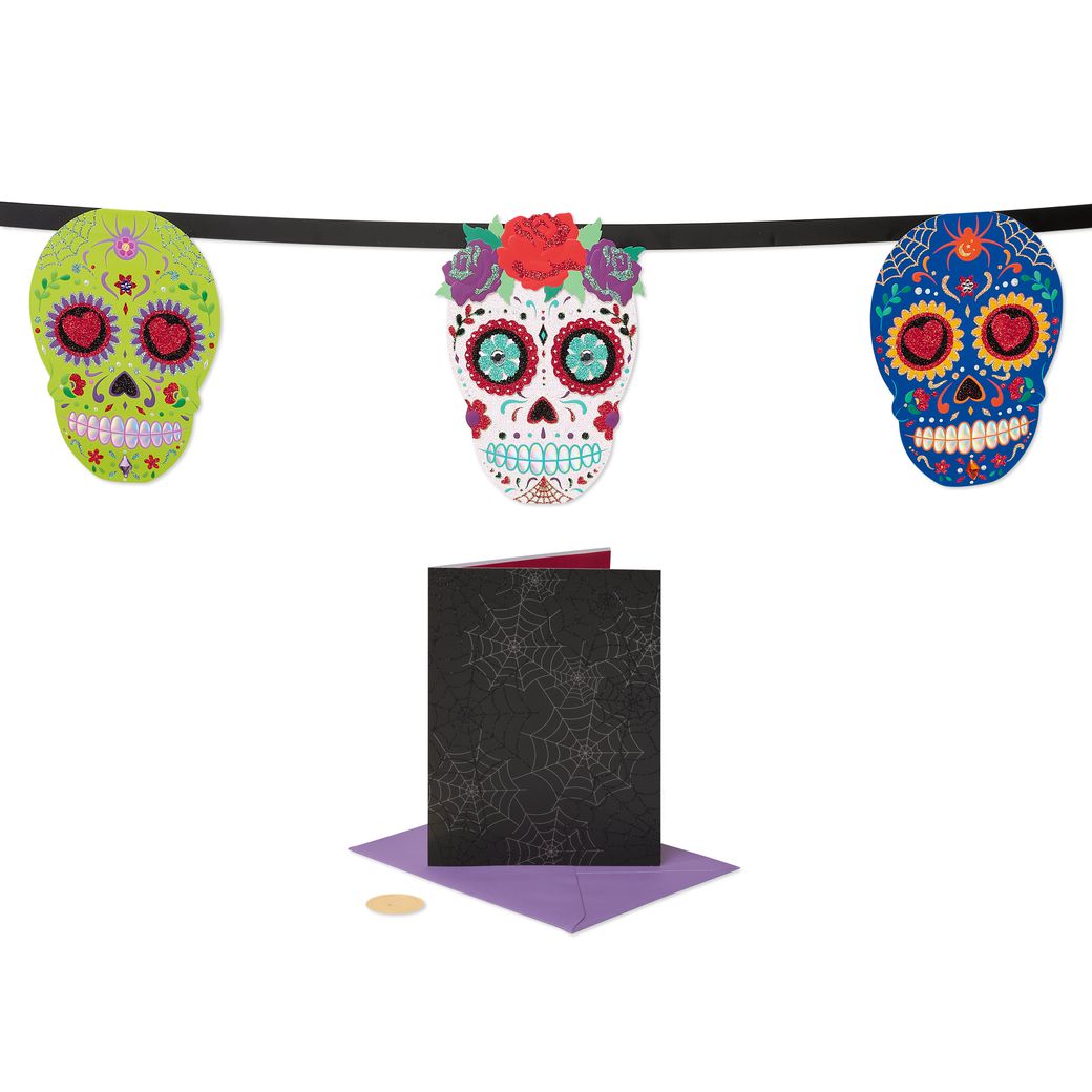 Day of the Dead Banner Greeting Card Image 4