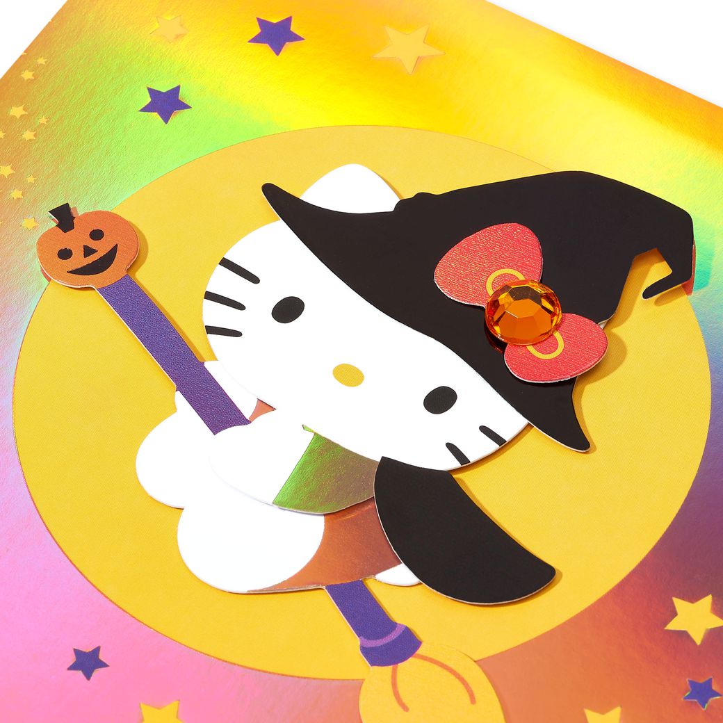 Hello Kitty Witch Hello Kitty Halloween Greeting Card Image 5