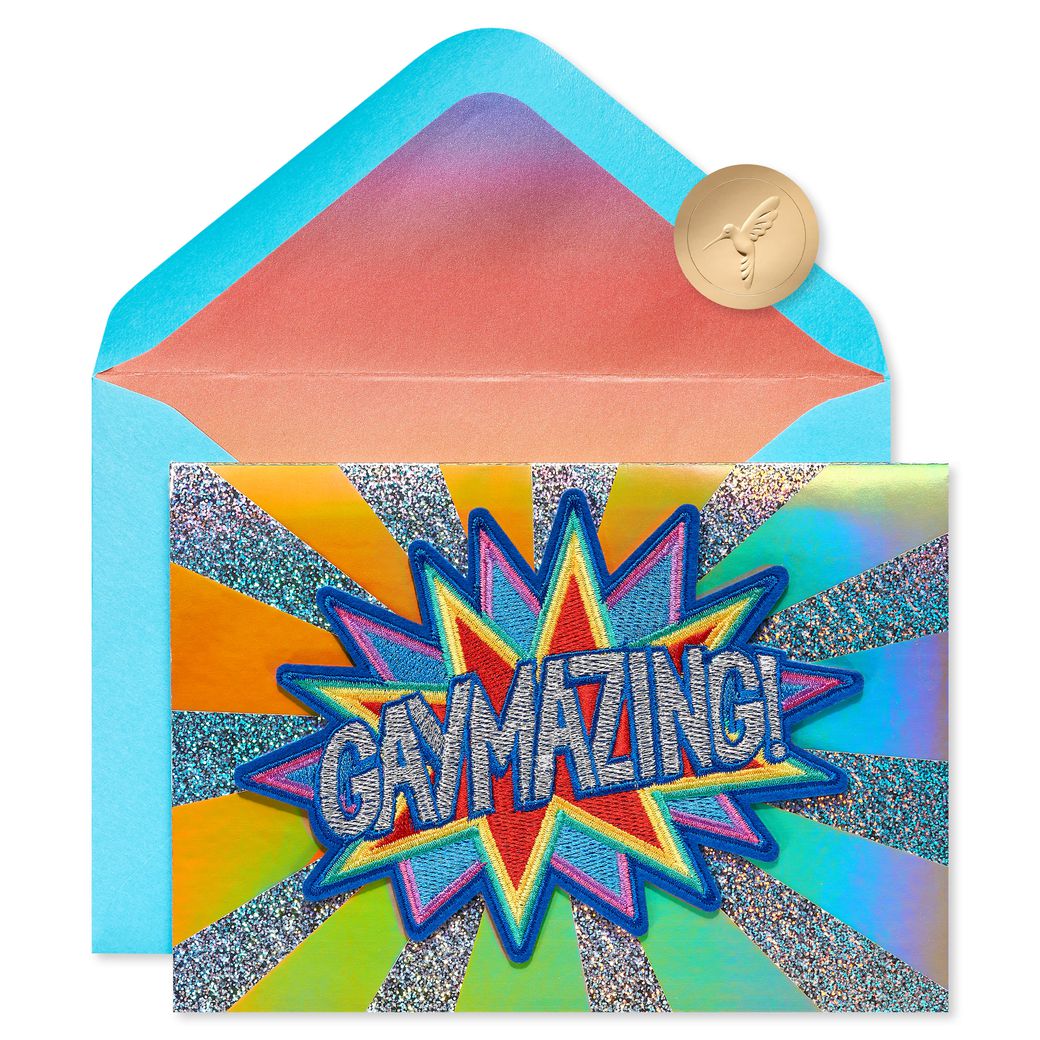 You Always Will Be Gaymazing Birthday Greeting Card for LGBTQIA+ Image 1