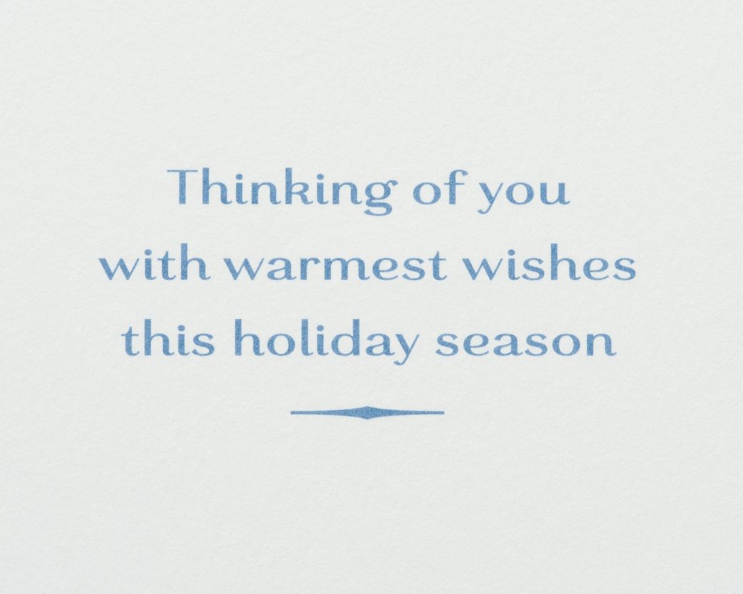 Thinking of You with Warmest Wishes Holiday Boxed Cards, 12-Count Image 3
