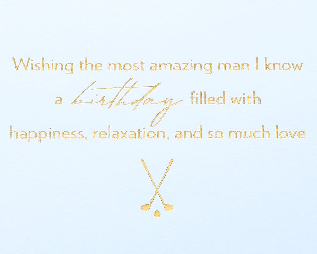 Most Amazing Man Birthday Greeting Card for HusbandImage 4
