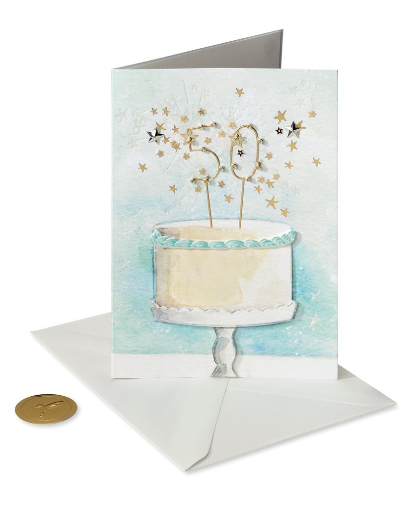 You Shine Brighter Than Ever 50th Birthday Greeting Card - Papyrus